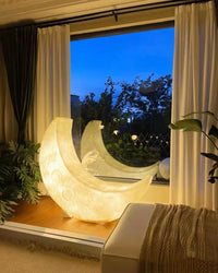 WOMO Crescent Moon Floor Lamp-WM7021