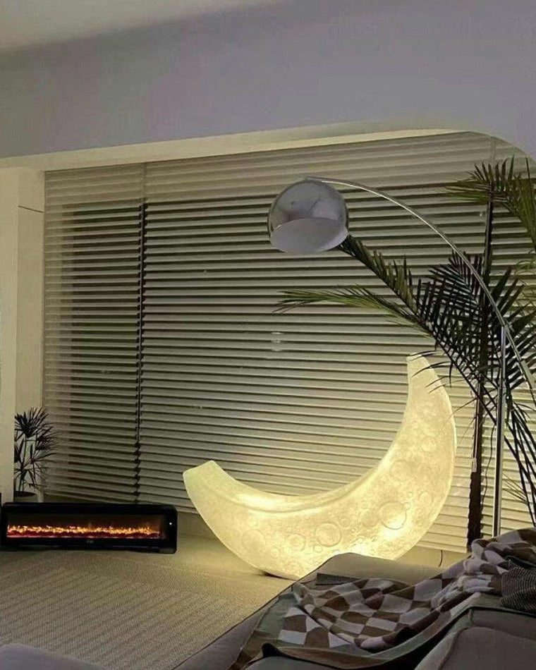 WOMO Crescent Moon Floor Lamp-WM7021