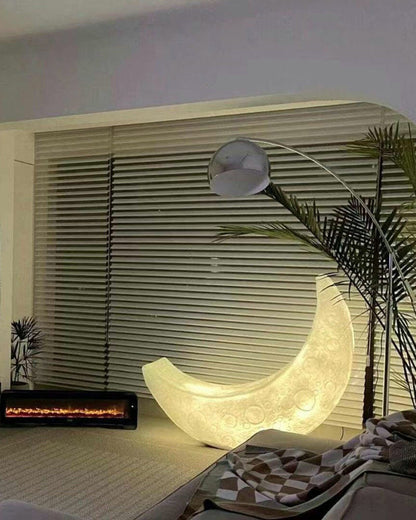 WOMO Crescent Moon Floor Lamp-WM7021
