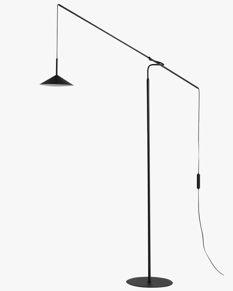 WOMO Cantilever Reading Floor Lamp over the Couch-WM7025