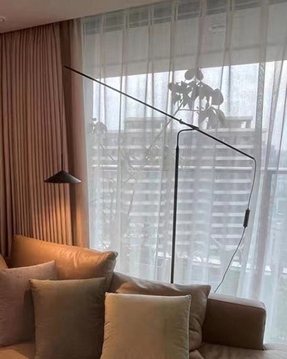 WOMO Cantilever Reading Floor Lamp over the Couch-WM7025