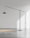 WOMO Cantilever Reading Floor Lamp over the Couch-WM7025 thumbnail