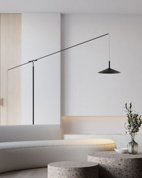 WOMO Cantilever Reading Floor Lamp over the Couch-WM7025