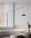 WOMO Cantilever Reading Floor Lamp over the Couch-WM7025 thumbnail