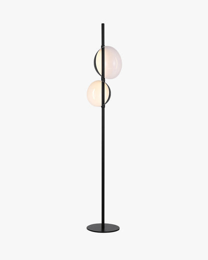 WOMO 2-bulb Semi-Globe Floor Lamp-WM7026