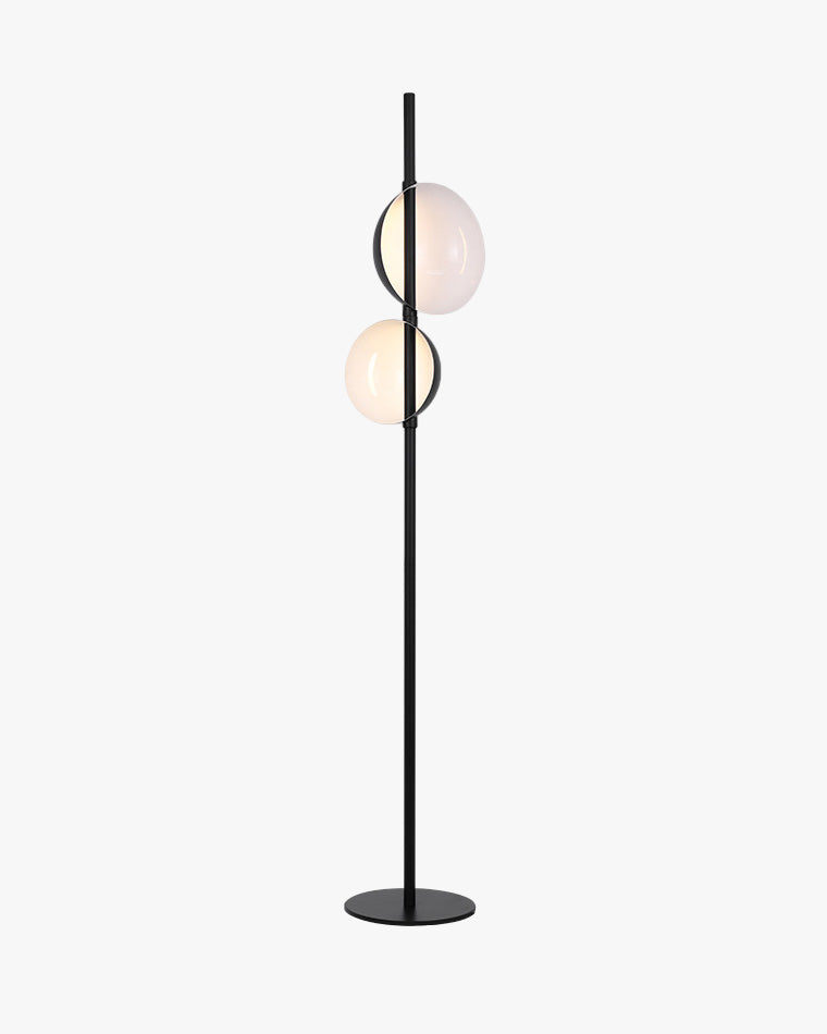 WOMO 2-bulb Semi-Globe Floor Lamp-WM7026