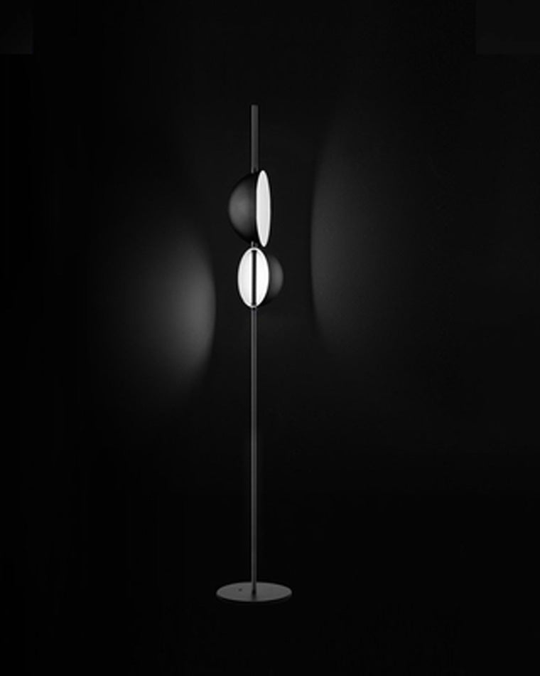 WOMO 2-bulb Semi-Globe Floor Lamp-WM7026