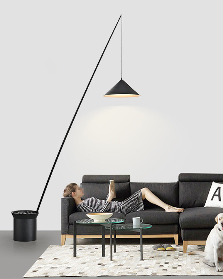 WOMO 3-light Overhanging Floor Lamp-WM7031