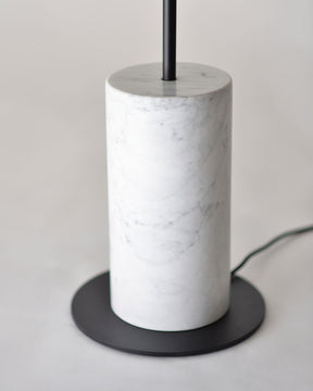 WOMO 2-bulb Marble Floor Lamp-WM7032