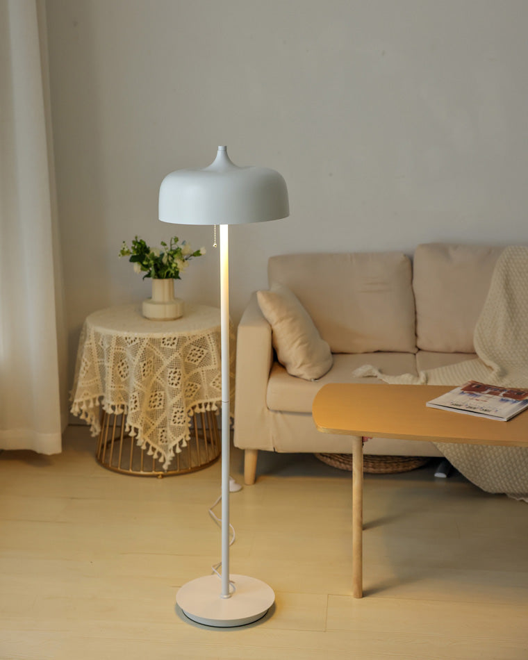 WOMO Acorn Floor Lamp with Pull Chain-WM7034