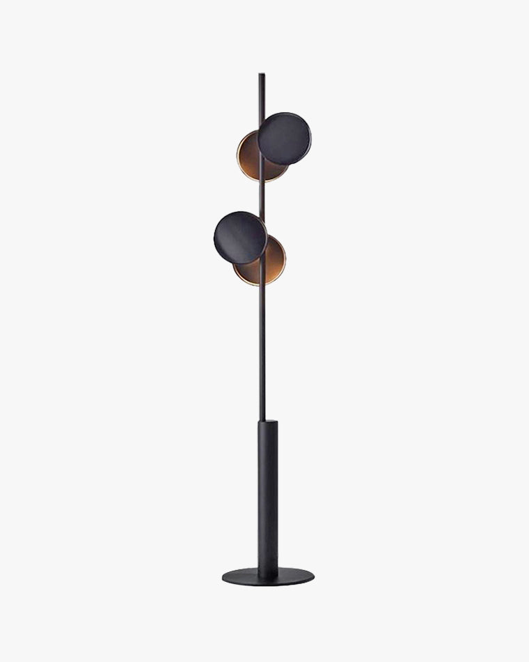 WOMO Black Pole Floor Lamp-WM7037