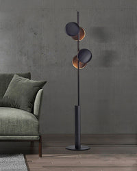WOMO Black Pole Floor Lamp-WM7037