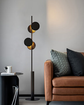 WOMO Black Pole Floor Lamp-WM7037