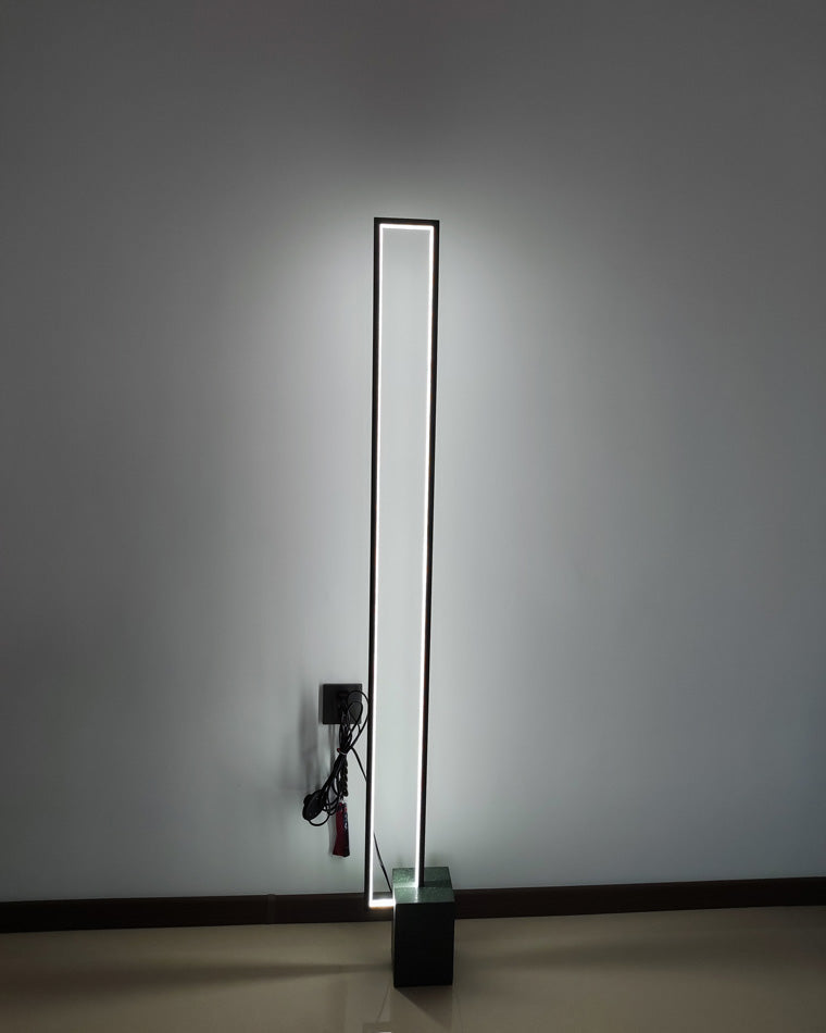 WOMO Rectangular LED Marble Floor Lamp-WM7039