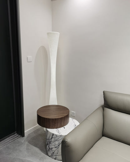 WOMO Tall Cylinder Floor Lamp with Hue Dimmer-WM7043