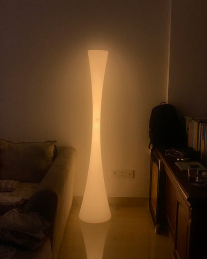 WOMO Tall Cylinder Floor Lamp with Hue Dimmer-WM7043