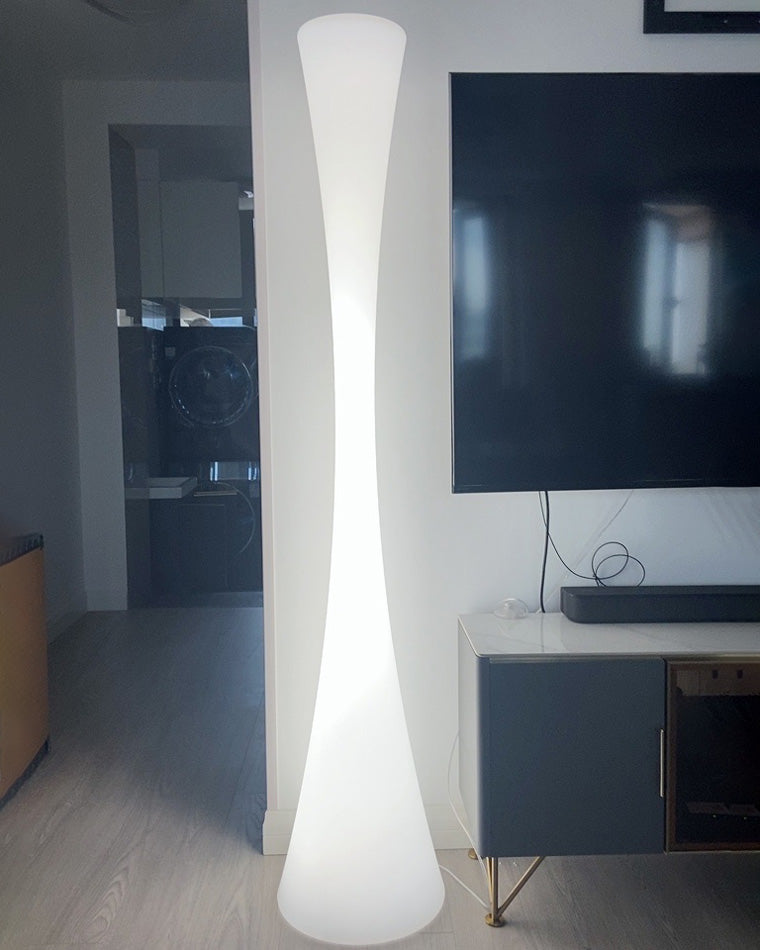 WOMO Tall Cylinder Floor Lamp with Hue Dimmer-WM7043