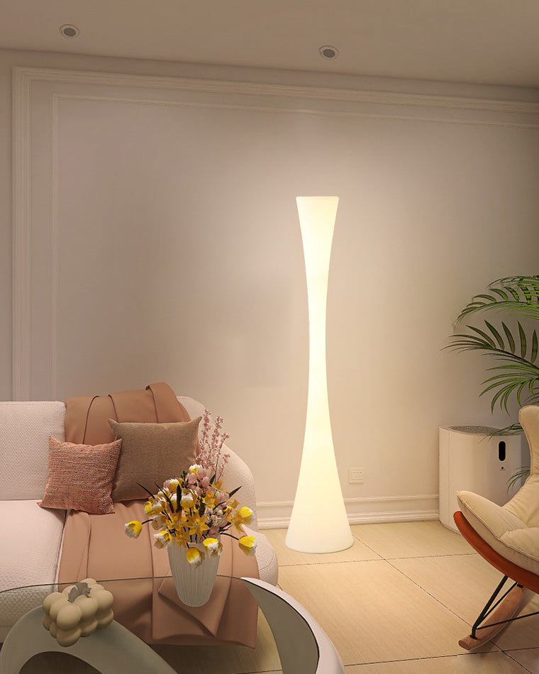 WOMO Tall Cylinder Floor Lamp with Hue Dimmer-WM7043