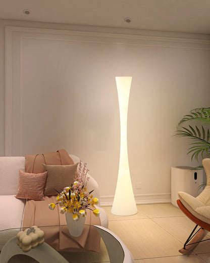 WOMO Tall Cylinder Floor Lamp with Hue Dimmer-WM7043