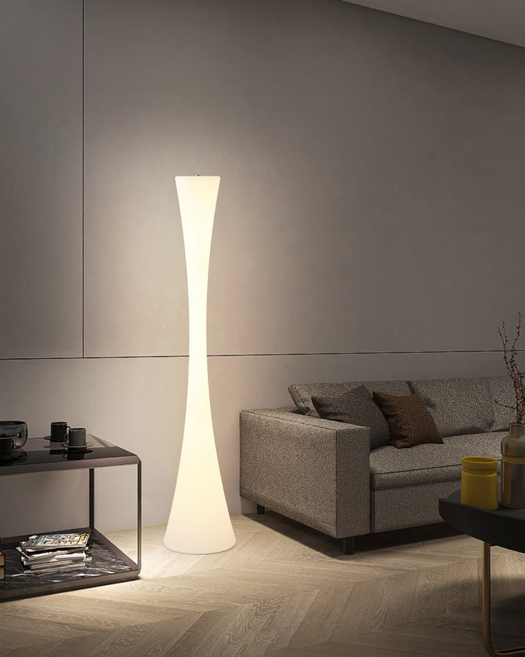 WOMO Tall Cylinder Floor Lamp with Hue Dimmer-WM7043