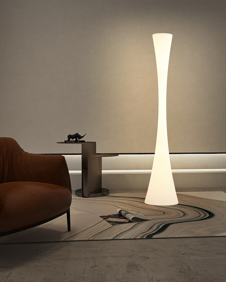 WOMO Tall Cylinder Floor Lamp with Hue Dimmer-WM7043