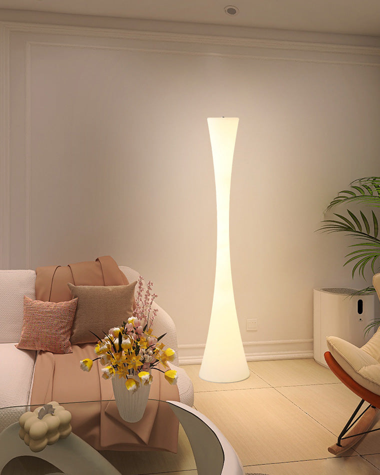 WOMO Tall Cylinder Floor Lamp with Hue Dimmer-WM7043