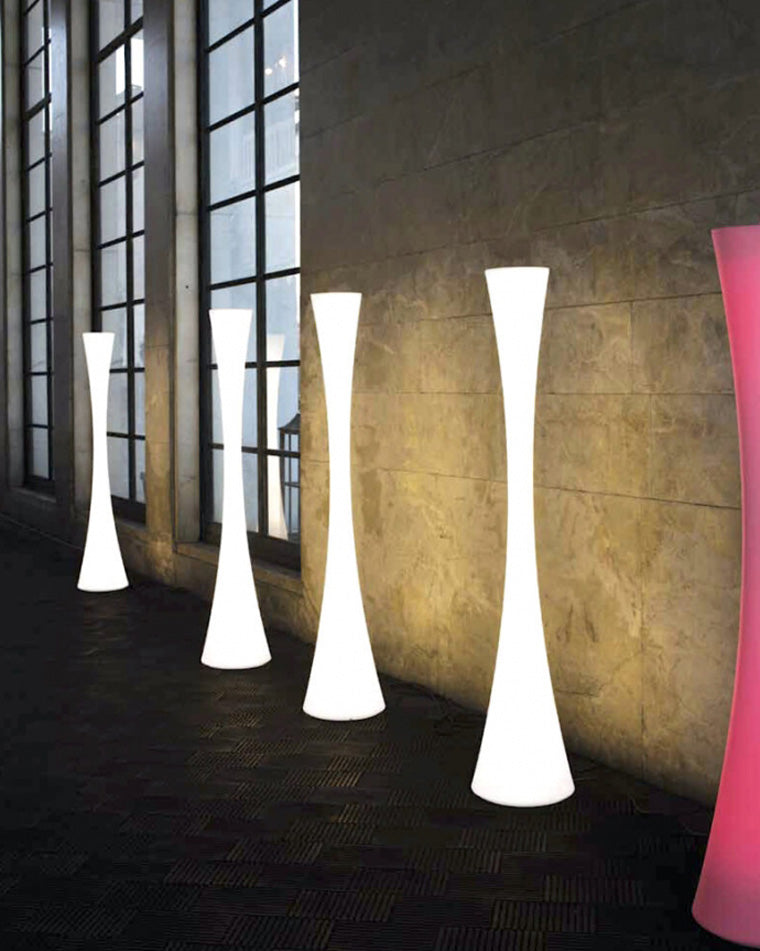 WOMO Tall Cylinder Floor Lamp with Hue Dimmer-WM7043