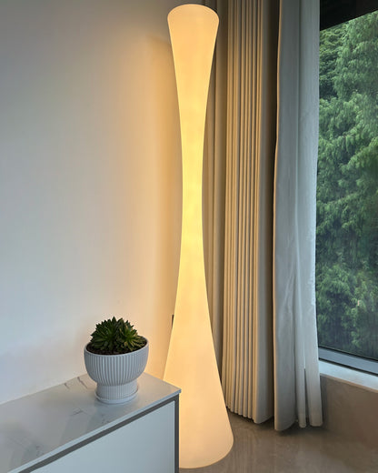 WOMO Tall Cylinder Floor Lamp with Hue Dimmer-WM7043