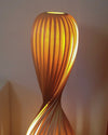 WOMO Twisted Tower Wood Floor Lamp-WM7044 thumbnail