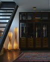 WOMO Twisted Tower Wood Floor Lamp-WM7044 thumbnail