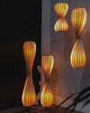 WOMO Twisted Tower Wood Floor Lamp-WM7044 thumbnail