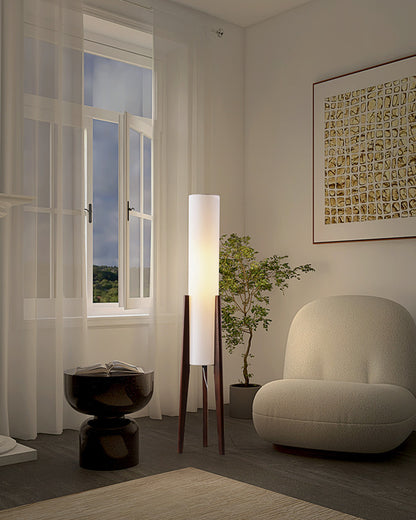 WOMO Rocket Cylinder Tripod Floor Lamp-WM7045