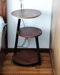 WOMO End Table Floor Lamp-WM7049