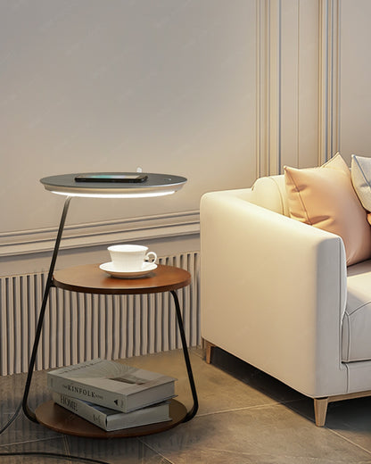 WOMO End Table Floor Lamp-WM7049