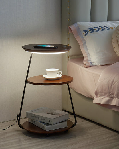 WOMO End Table Floor Lamp-WM7049