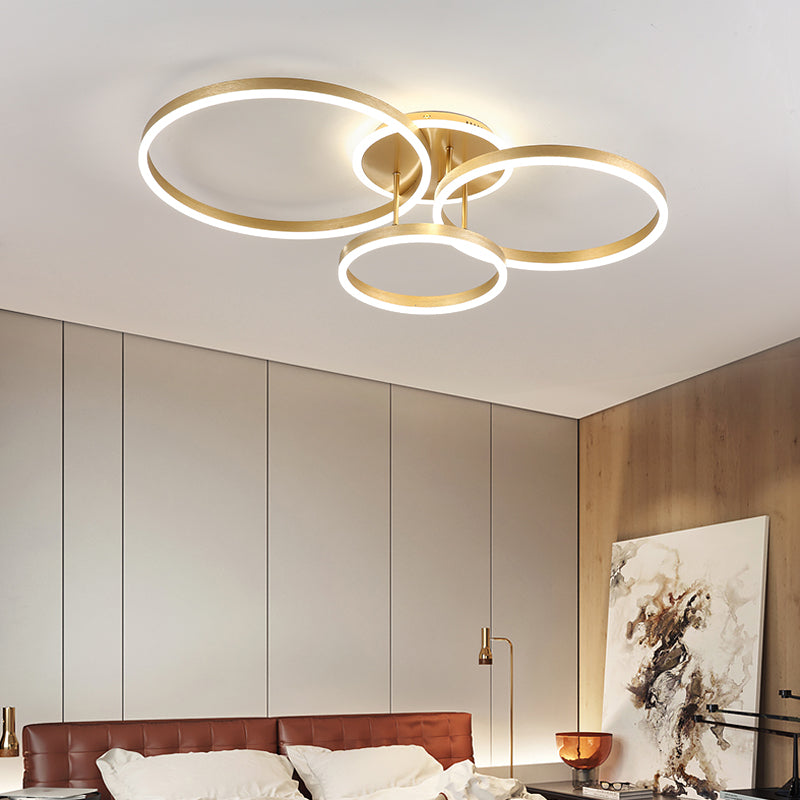 WOMO Circular LED Flush Mount Ceiling Light-WM1032