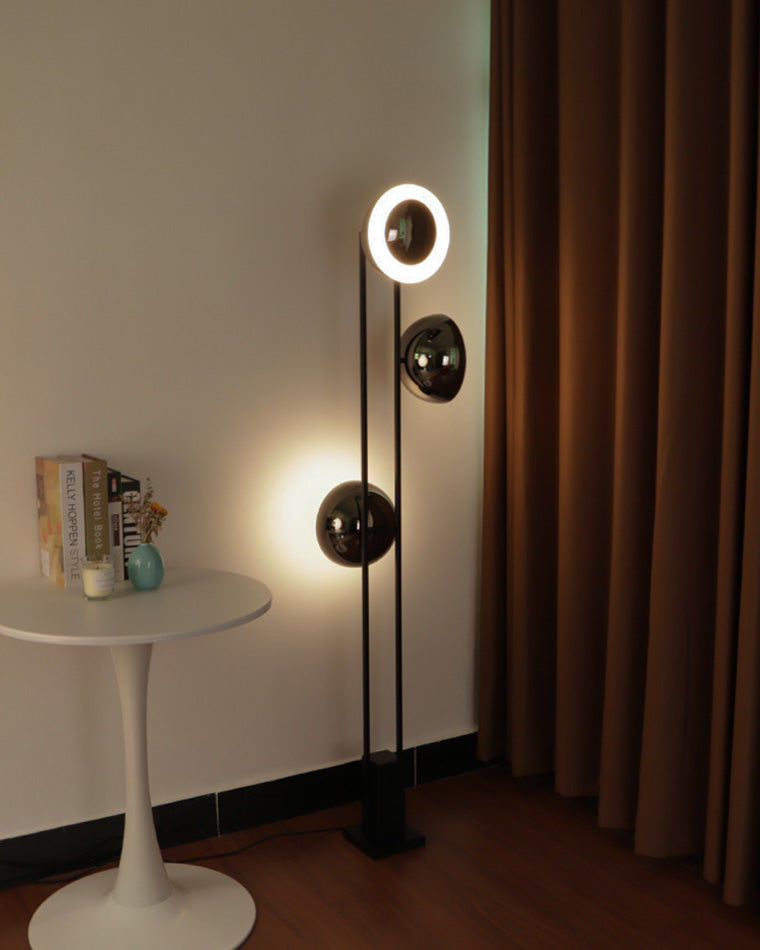 WOMO 3-light Eclipse Floor Lamp-WM7050