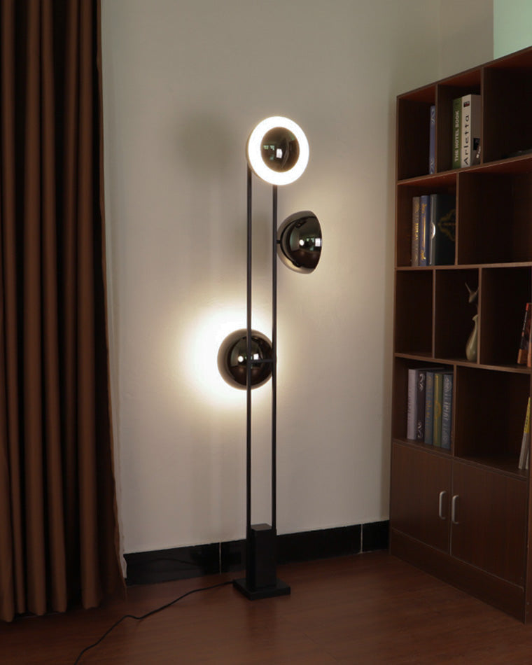 WOMO 3-light Eclipse Floor Lamp-WM7050