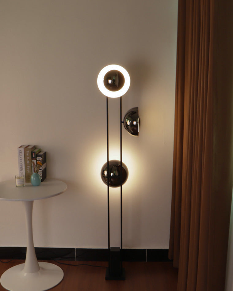 WOMO 3-light Eclipse Floor Lamp-WM7050