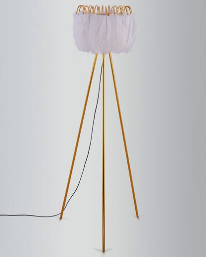 WOMO Tripod Feather Floor Lamp-WM7051