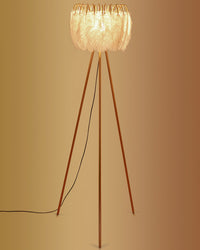 WOMO Tripod Feather Floor Lamp-WM7051