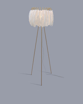 WOMO Tripod Feather Floor Lamp-WM7051