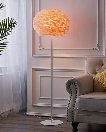 WOMO Feather Tripod Floor Lamp-WM7053