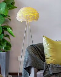 WOMO Feather Tripod Floor Lamp-WM7053
