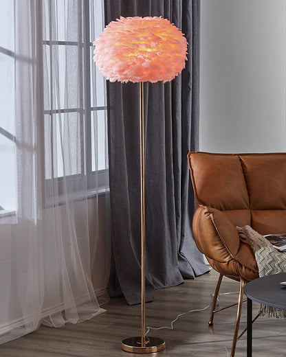 WOMO Feather Tripod Floor Lamp-WM7053