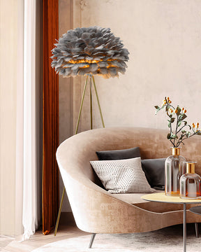 WOMO Feather Tripod Floor Lamp-WM7053