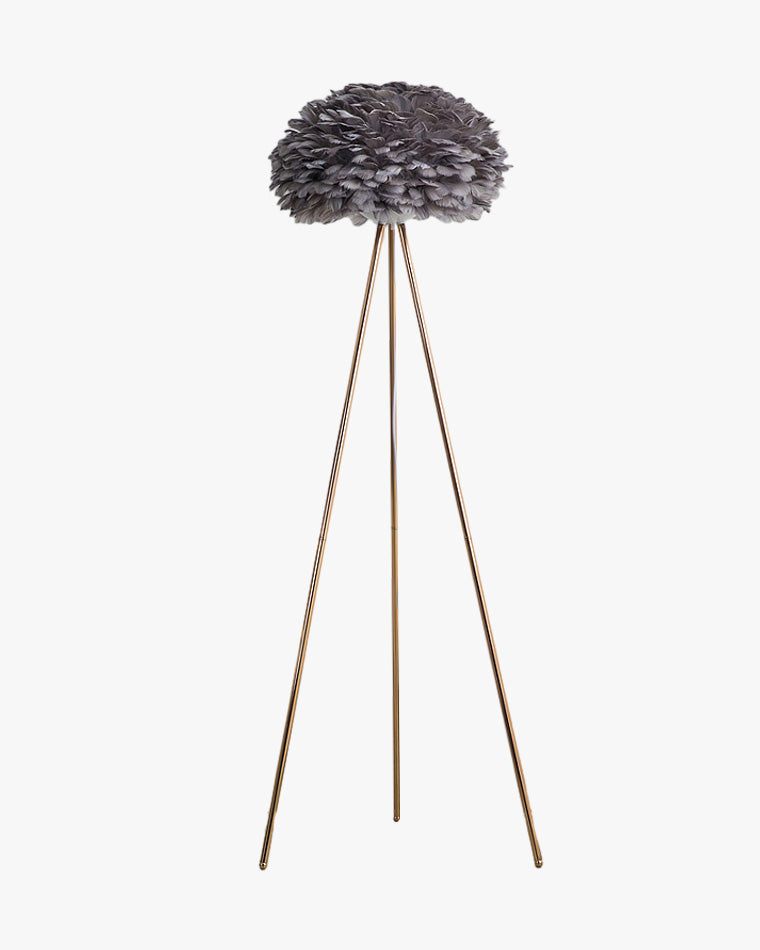 WOMO Feather Tripod Floor Lamp-WM7053