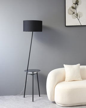WOMO Dimmable Tripod Floor Lamp with Charging Tray-WM7057