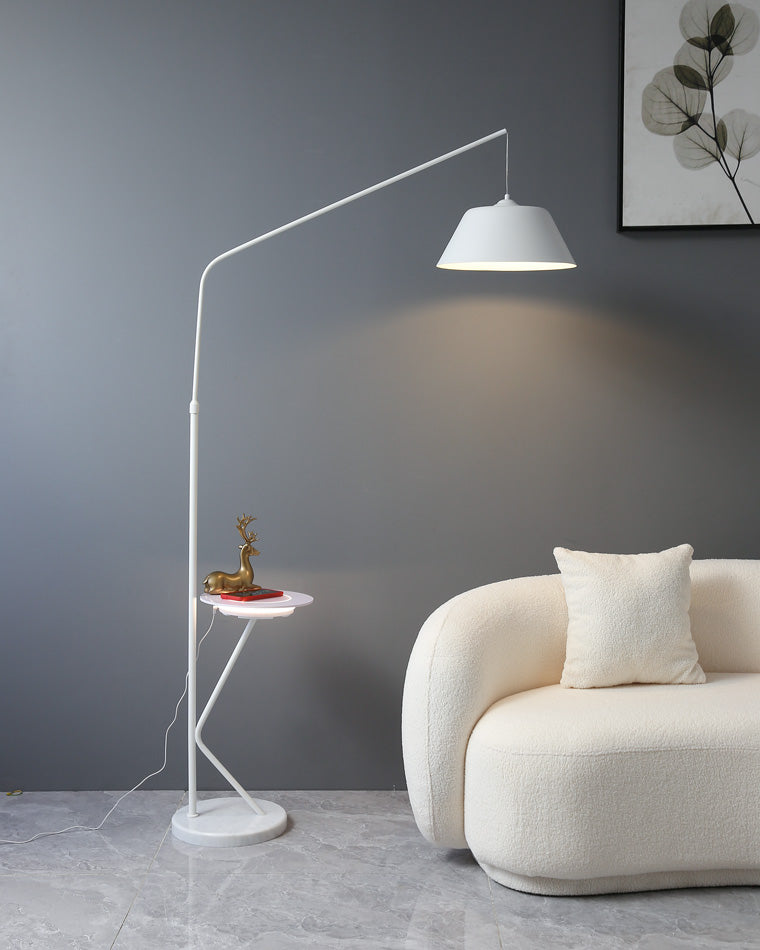 WOMO Dimmable Hanging Floor Lamp with Charging Tray-WM7059