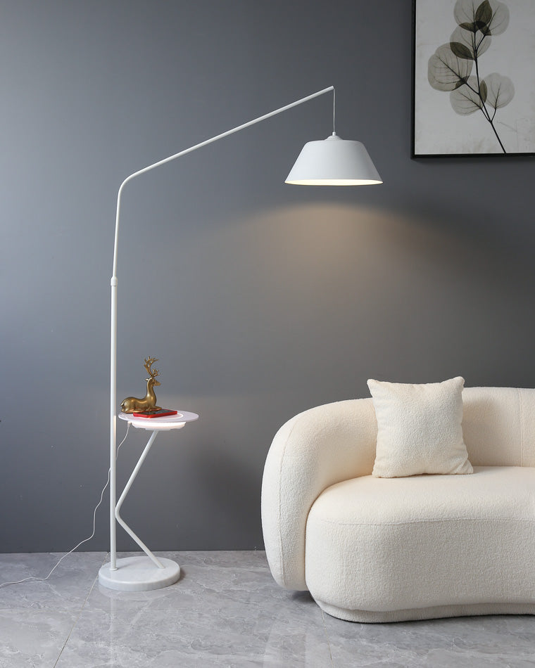 WOMO Dimmable Hanging Floor Lamp with Charging Tray-WM7059